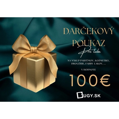 Darčeková poukážka v hodnote 100 EUR + DOPRAVA ZADARMO