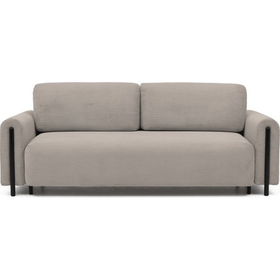 Eltap Светлокафяв разтегателен диван с място за съхранение от рипсено кадифе 244 cm Arcadova - ELTAP (SO-ARC-BL-20JAR)