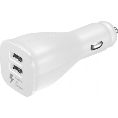 Samsung Оригинално зарядно с 2хUSB за кола за Samsung и мобилни телефони (бял) - Samsung Fast Dual Car Charger EP-LN920BW 2.0A (bulk) (EP-LN920BW )