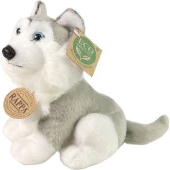 Image 1 of Rappa Плюшена играчка Rappa Еко приятели - Хъски, 16 cm, сиво (209749-1)