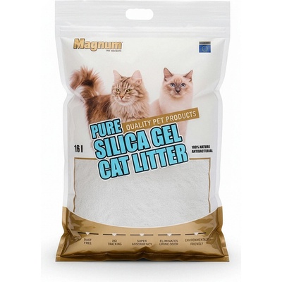 Magnum Silica gel cat litter 16 l – Zboží Dáma