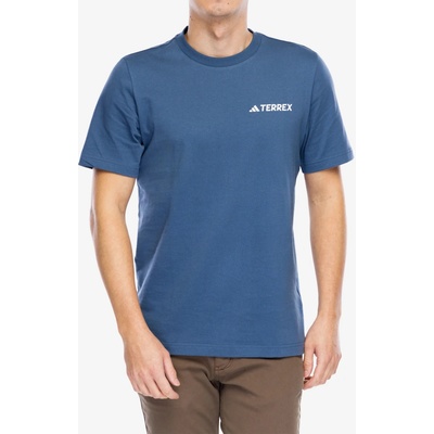 adidas Bavlněné tričko TERREX Graphic t-shirt wonder steel