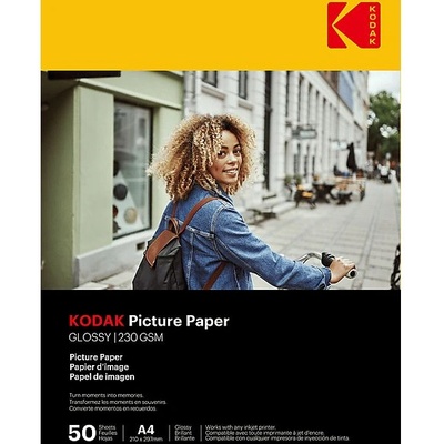 Kodak Фотохартия KODAK Picture High Gloss A/4 230g 50 листа/опаковка KO-9891267 (KO-9891267)