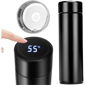 ISO Termohrnek Smart LCD 500 ml černá