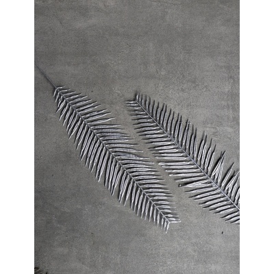 lacne-dekoracie.sk List PALMA 145B 34cm strieborný