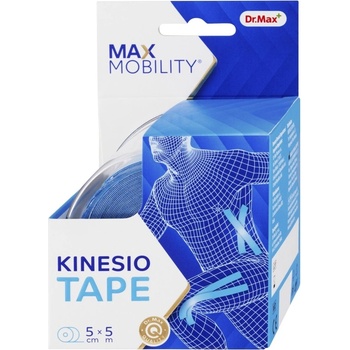Dr. Max Kinesio Tape tejpovací páska Blue 1 ks 5cm x 5m