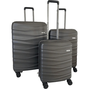 UYAR uyar куфар, колекция ground, 40х58х24см, тъмносив, дизайн azzurro 12465