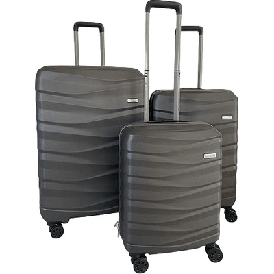 UYAR uyar куфар, колекция ground, 40х58х24см, тъмносив, дизайн azzurro 12465