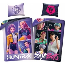 Halantex obliečky z mikrovlákna KPop Demon Hunters motív HUNTR/X a Saja Boys 70x90 140x200