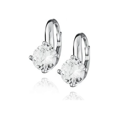 NUBIS® stříbrné náušnice se zirkonem NB-3328-07