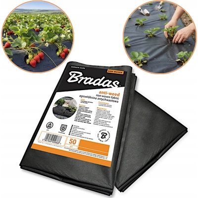 Bradas mulčovací netkaná textílie 3,2 x 10 m 50 g/m² černá