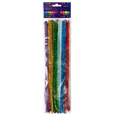 DP Craft Drátky chlupaté metalické 30 CM, 25 Ks