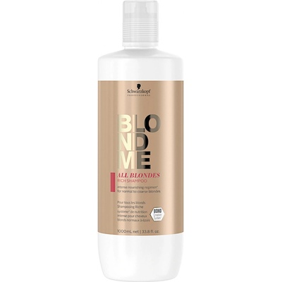 Schwarzkopf BlondME All Blondes Rich Shampoo 1000 ml