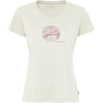 Vaude Дамска фланелка с къс ръкав за колоездене Vaude Women's Cyclist V T-shirt - Offwhite - размер 44 (EU) (116-5953-2316)