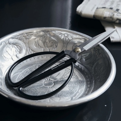 House Doctor Kovové nůžky Shears, černá barva, stříbrná barva, kov