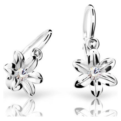 Cutie Jewellery dětské z bílého zlata C1993B CZ White