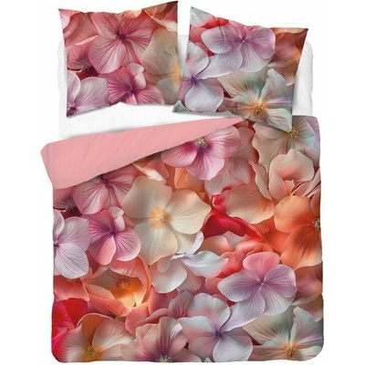 Detexpol obliečky 3D Kvety hortenzie micro Polyester mikrovlákno 220x200 2x70x80