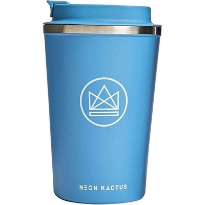 Neon Kactus Designový termohrnek modrý 380 ml