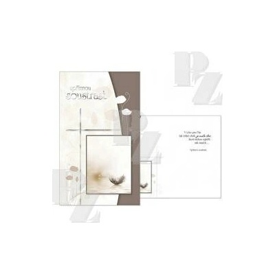 Blahopřání s textem Kondolence T M13-057, MFP Paper