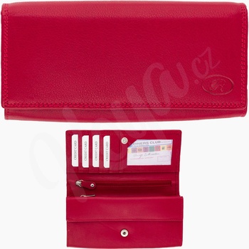 Nivasaža Dámská kožená peněženka N21 MTH R červená