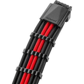 CableMod Кабел CableMod - Pro ModMesh 12VHPWR, 16-Pin/4x 8-Pin, черен/червен (CM-PEV2-16P4-N60KKR-5PK-R)