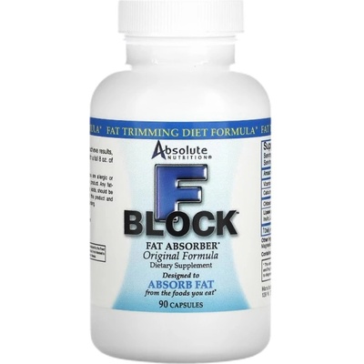 Absolute Nutrition FBlock | with Chitosan & Lipase [90 капсули]