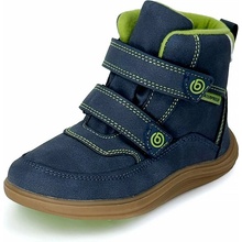 Chlapčenské celoročné barefoot topánky Bugga KIVO Navy B00199-04