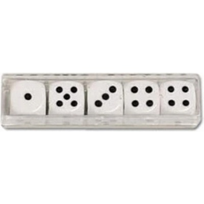 Hrací kostky klasické 16mm 5 ks Piatnik