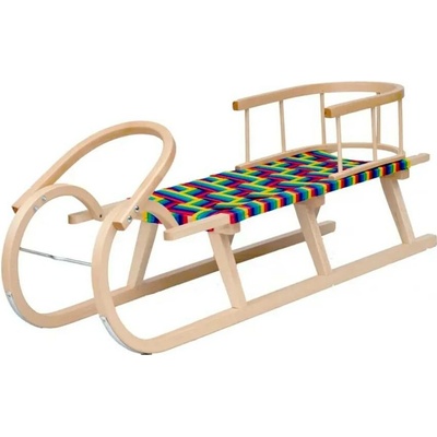 OVČÍ VĚCI Dětské dřevěné bukové sáňky 120 cm