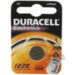 DURACELL CR1220 Lithium-Knopfzelle 3V (1 Stück, CR1220)