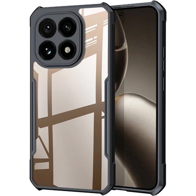 Xiaomi XUNDD Калъф за Xiaomi 15T с Прозрачен акрилен гръб | TPU рамка, Airbag технология, вкл. Протектор | Черен