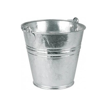 Vědro na vodu kbelík pozinkovaný 11 l