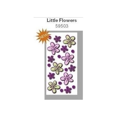 Samolepicí 3D pěnová dekorace Crearreda Little Flowers 59503 (15 x 31 cm) – Sleviste.cz