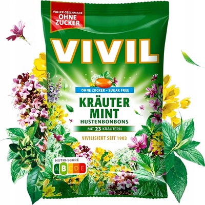 Vivil Byliny 23 druhů bez cukru 120 g