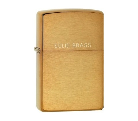 Zippo Solid Brass 23001
