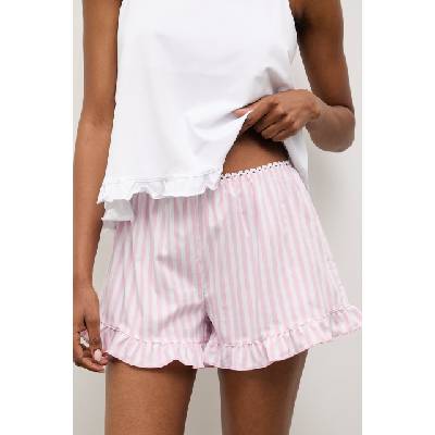 Answear. LAB Пижама от две части дамска с памук (biały top + dół paski)