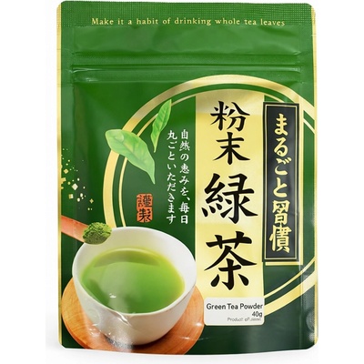 HAMASAEN Ryoku Cha Green Tea Powder 40 g