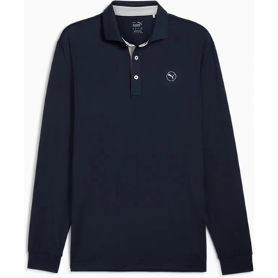 Puma polo Cloudspun LS tmavě modré