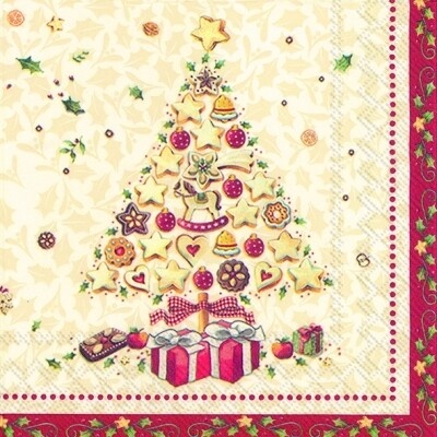 Villeroy & Boch Servítky malé Winter Bakery Tree 25x25cm
