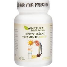 Natural Medicaments Lipozomálny Vitamín D3 1000 IU 90 tabliet