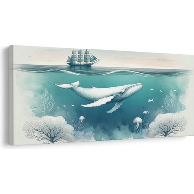 Obraz oceánský svět - 120x60