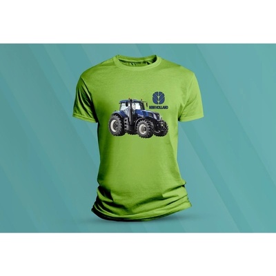 Sandratex dětské bavlněné tričko New Holland. lime