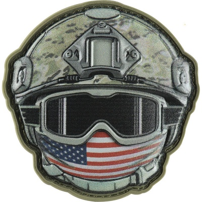 Nášivka helma M-Tac Emoji 19 - multicam