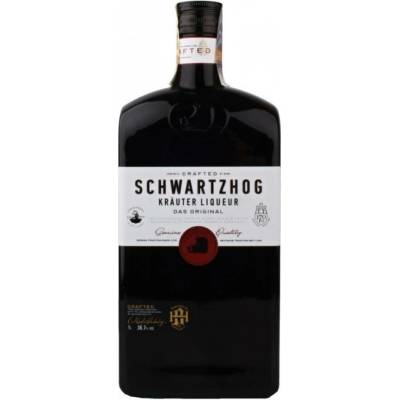 Schwartzhog Kräuter Liqueur 36,7% 1 l (holá láhev)