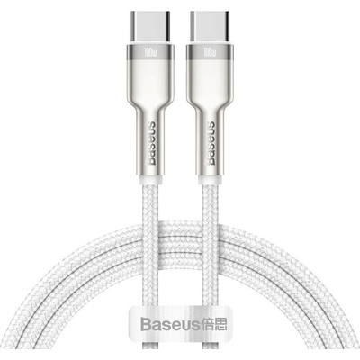 Baseus 025143 Cafule USB-C na USB-C, 100W, 1m, bílý