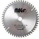 MAGG Pilový kotouč 160x2,6x20mm/50 zubů střídavě trapézové 9216050