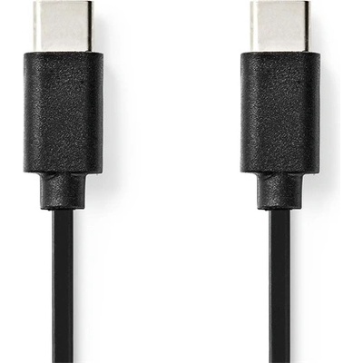 Nedis CCGL60700BK10 USB C - USB C (USB-C) кабел, USB2.0, 60W, дължина 1m (CCGL60700BK10)