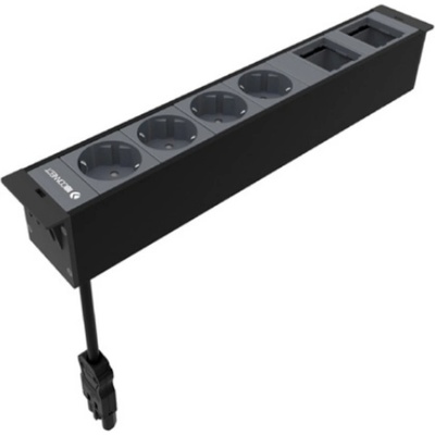 IBConnect INBOX antracit 3x230 + USB nab. A+C + 2x Modul