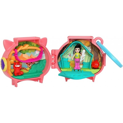Mattel Polly Pocket Mini Pet Connects - Fox Compact Playset HKV49