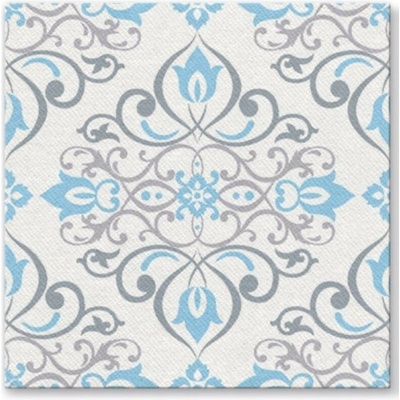 PAW Airlaid AAN003500 Diamonds Composition Light Blue servítka 40x40cm
